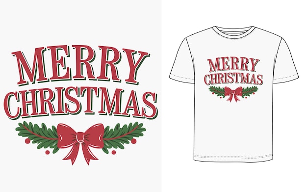 Diseño de camiseta navideña