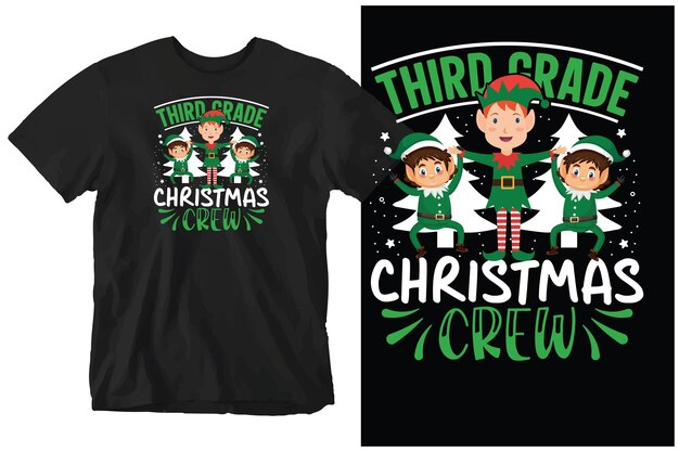 Diseño de camiseta navideña