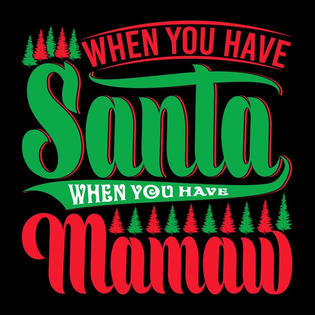 Diseño de camiseta navideña