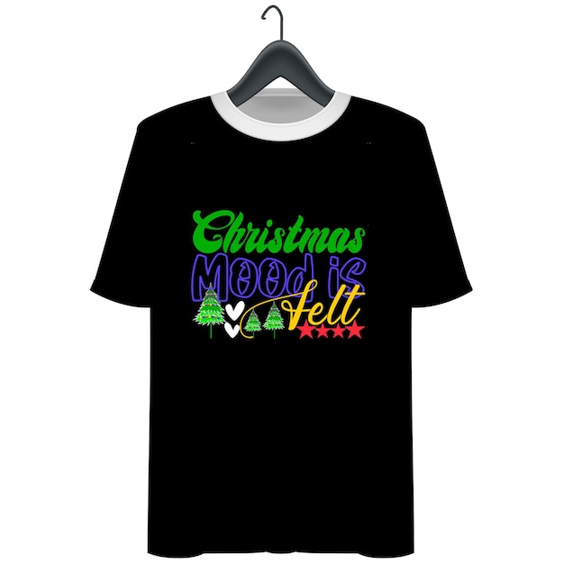 Diseño de camiseta navideña.