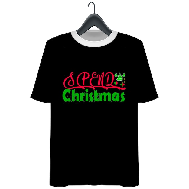 Diseño de camiseta navideña.