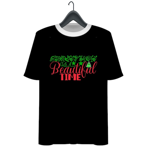 Diseño de camiseta navideña.