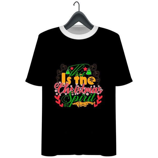 Diseño de camiseta navideña