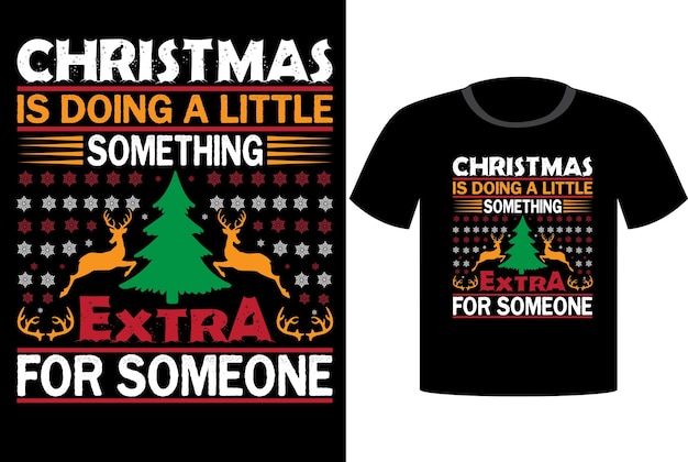 Diseño de camiseta navideña