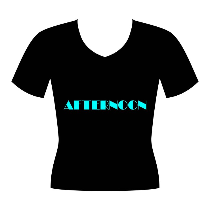 diseño de camiseta negra y diseño de maqueta vectorial