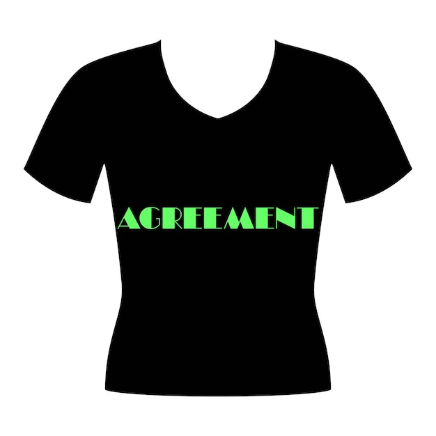 diseño de camiseta negra y diseño de maqueta vectorial