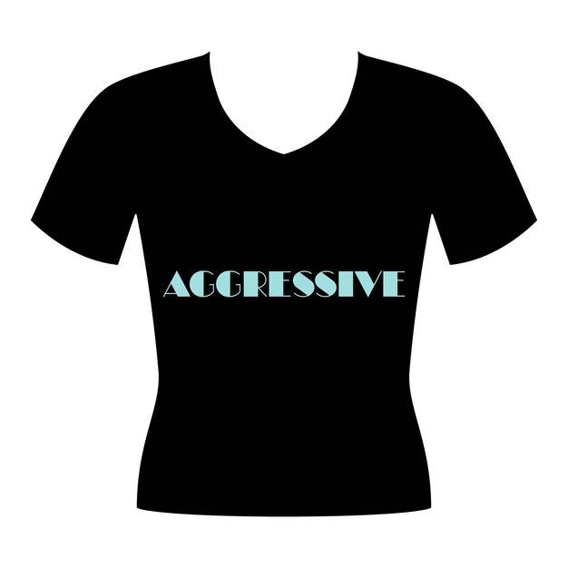 diseño de camiseta negra y diseño de maqueta vectorial