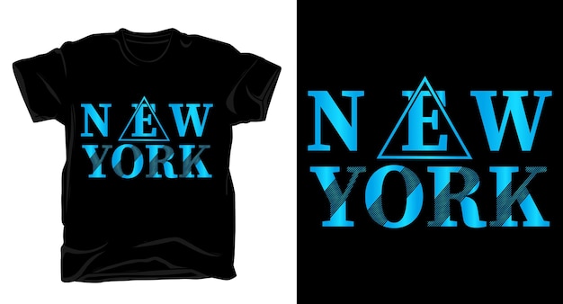 Diseño de camiseta de nueva york