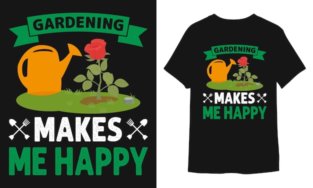 Diseño de camiseta o diseño de póster o tipografía diseño de camiseta jardinería diseño de camiseta jardinería tr