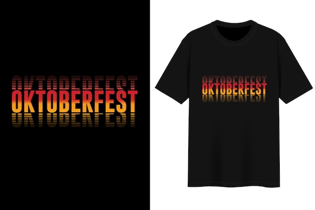 Diseño de camiseta Oktoberfest.