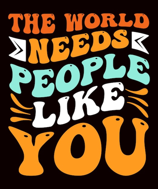 Diseño de camiseta de onda motivacional.