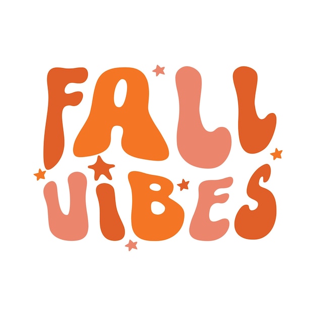 Diseño de camiseta de otoño con vibraciones de otoño.