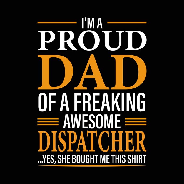 Diseño de camiseta de padre