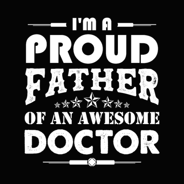 Diseño de camiseta de padre