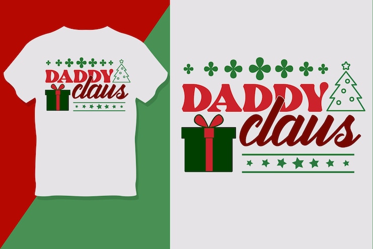 Diseño de camiseta de papá claus día de los muertos