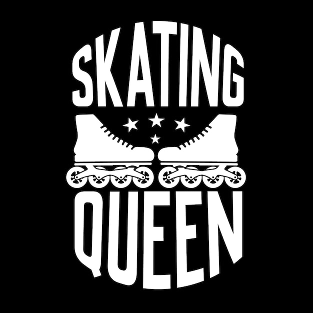 Diseño de camiseta de patinaje