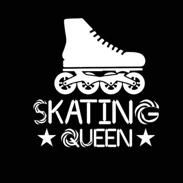 Diseño de camiseta de patinaje