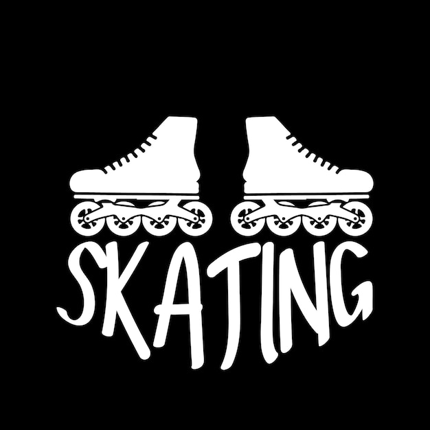 Diseño de camiseta de patinaje