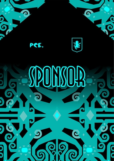 Diseño de la camiseta del patrocinador de Batik