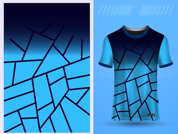 Diseño de camiseta de patrón abstracto