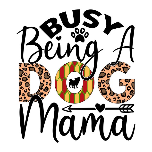 Diseño de camiseta de perro amante de los perros