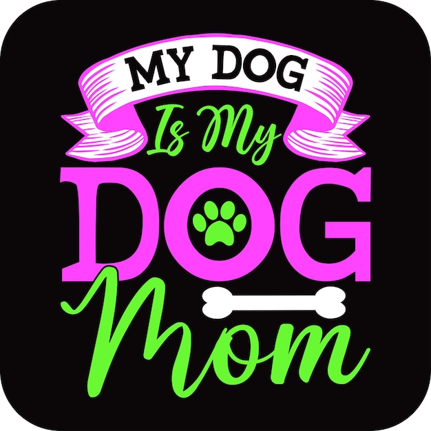 Diseño de camiseta de perro amante de los perros