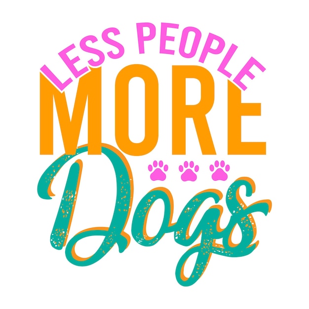 Diseño de camiseta de perro con letras