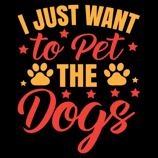 diseño de camiseta de perro
