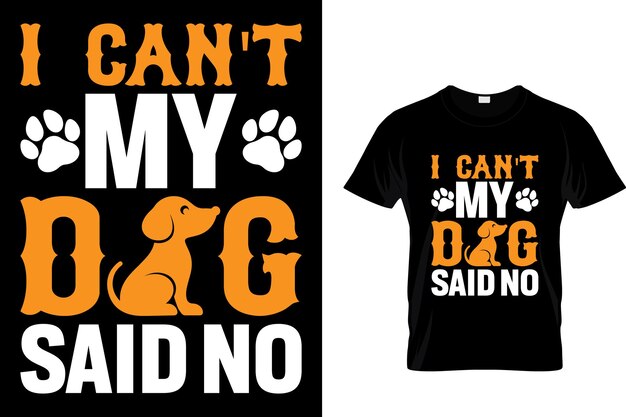 diseño de camiseta de perro