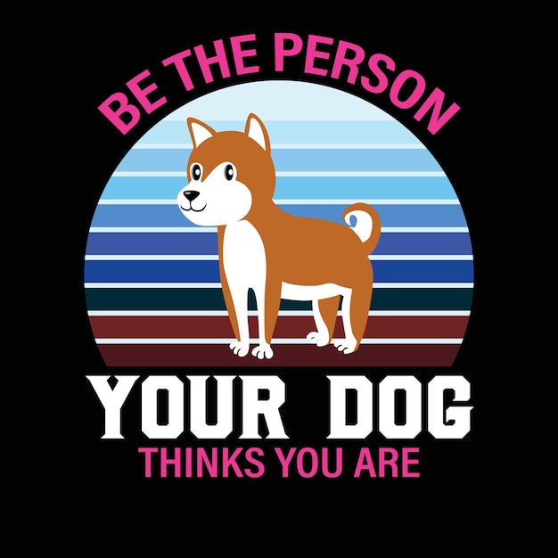 Diseño de camiseta de perro