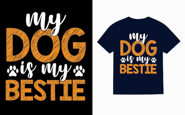 diseño de camiseta de perro