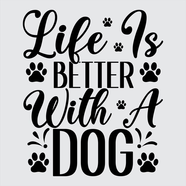diseño de camiseta de perro