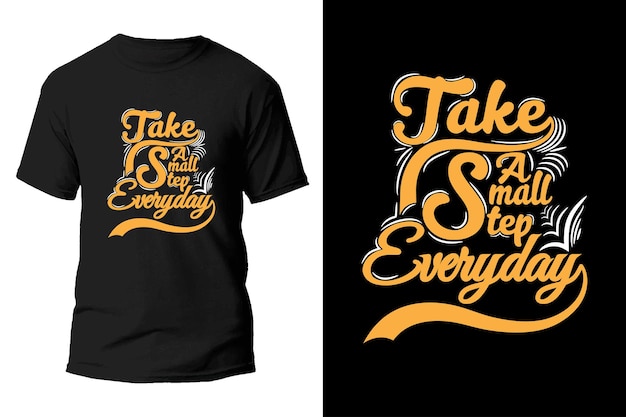 Diseño de camiseta personalizada con tipografía