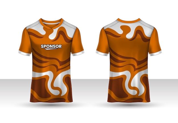 Diseño de camiseta personalizado único para plantilla de camiseta deportiva