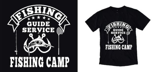 Diseño de camiseta de pesca