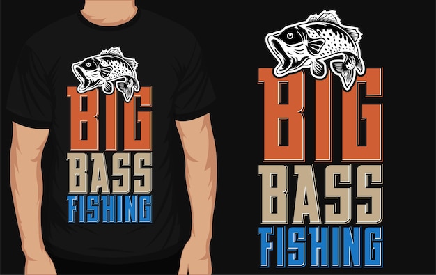 Diseño de camiseta de pesca