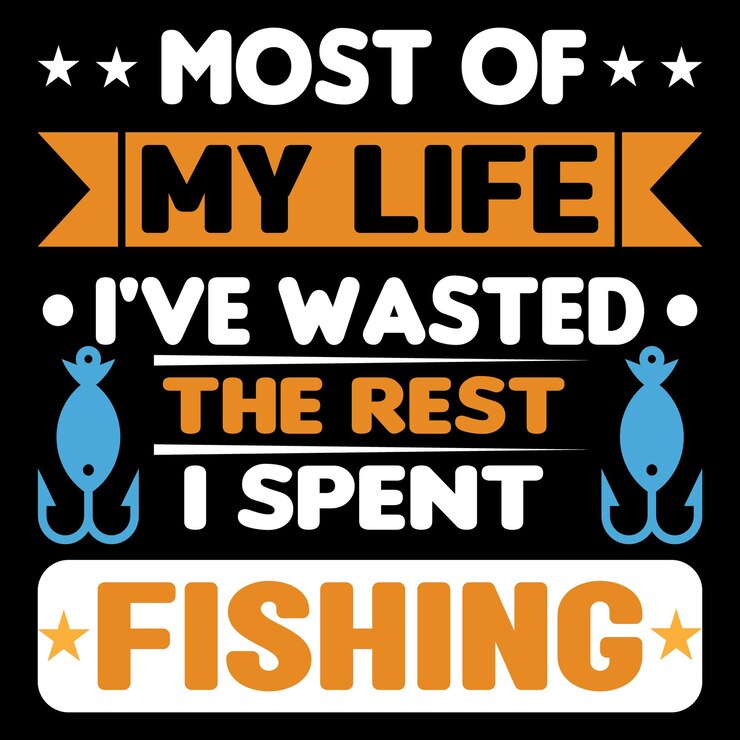 Vector diseño de camiseta de pesca
