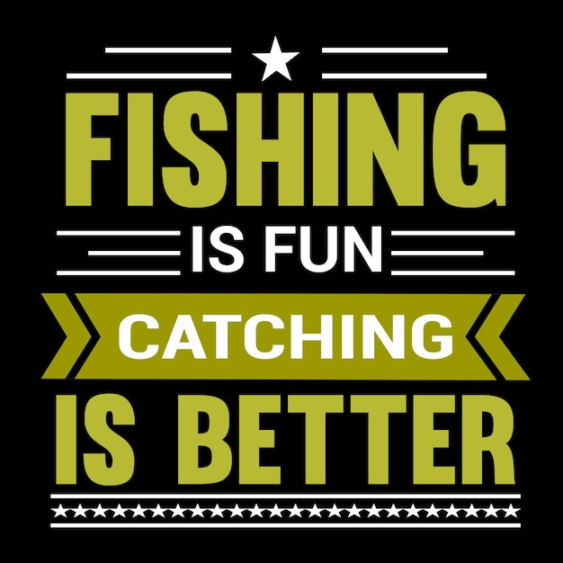 Diseño de camiseta de pesca