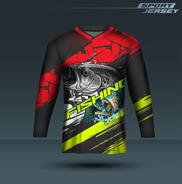 Diseño de la camiseta de pesca