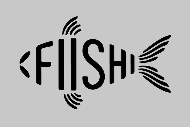 Diseño de la camiseta de pescado