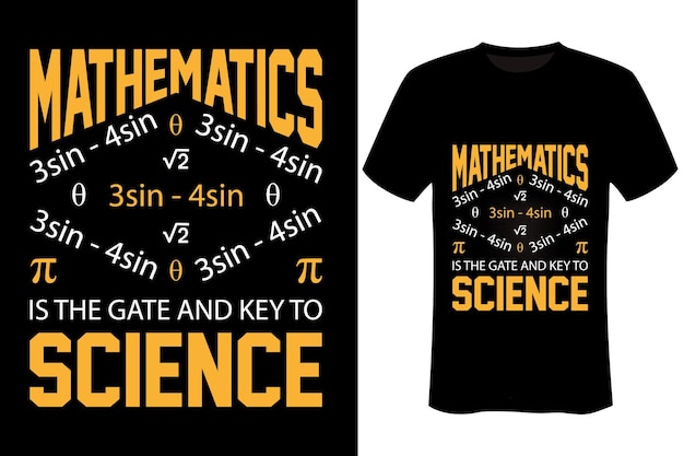 Diseño de camiseta Pi Day-Math