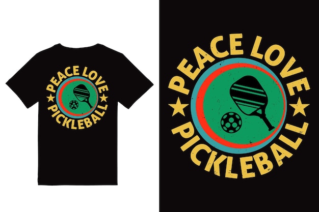 Diseño de la camiseta de pickleball