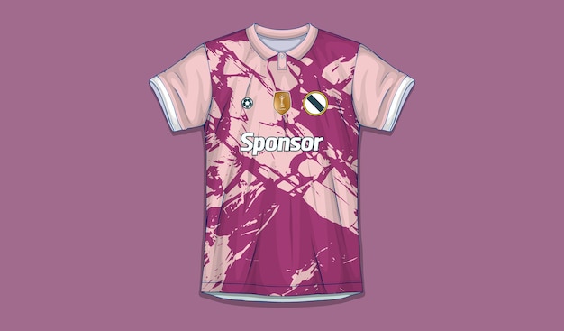 Diseño de camiseta de polo para deportes