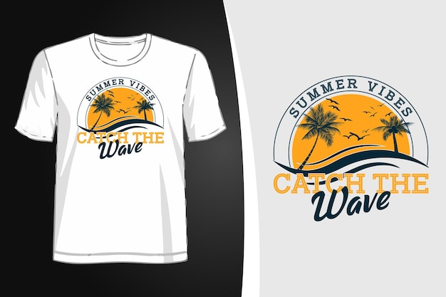 Diseño de camiseta para el primer día de verano.
