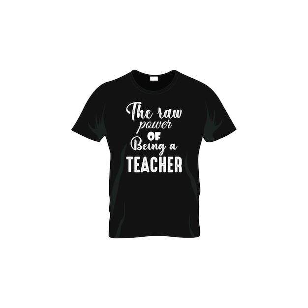 Vector diseño de camiseta de profesor