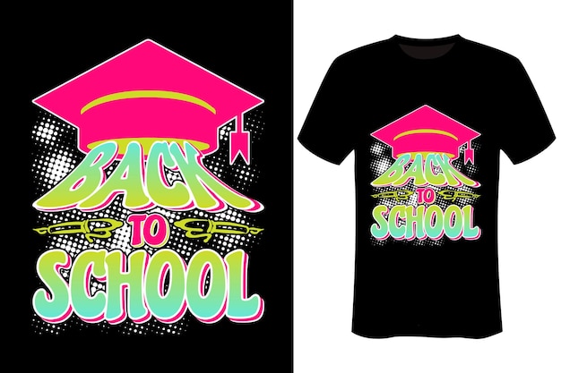 Diseño de camiseta de regreso a la escuela