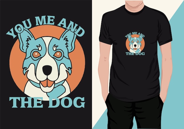 Diseño de camiseta retro para perros para los amantes de los perros Nueva camiseta para perros Diseño vectorial de camisetas para perros