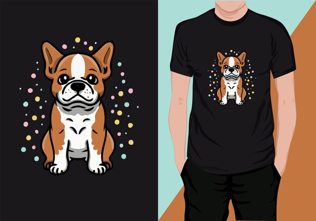 Vector diseño de camiseta retro para perros para los amantes de los perros nueva camiseta para perros diseño vectorial de camisetas para perros