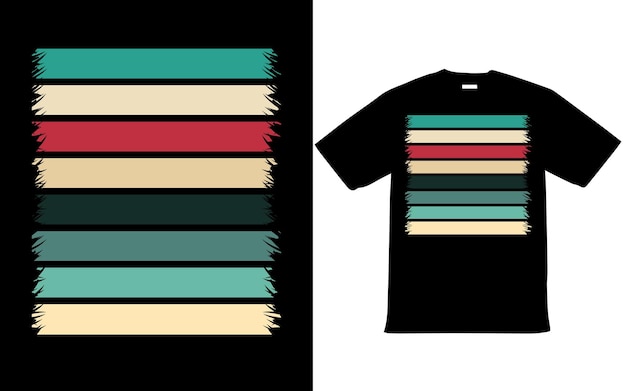 Diseño de camiseta Retro Vintage Sunset para verano