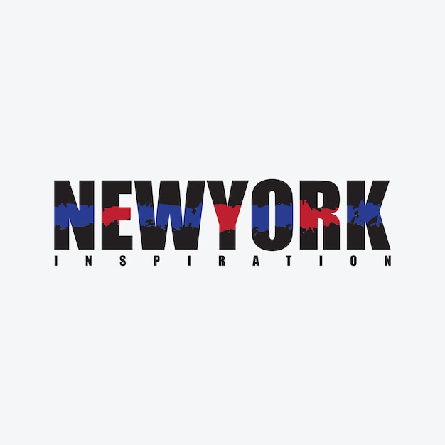 Diseño de camiseta y ropa de nueva york listo para imprimir